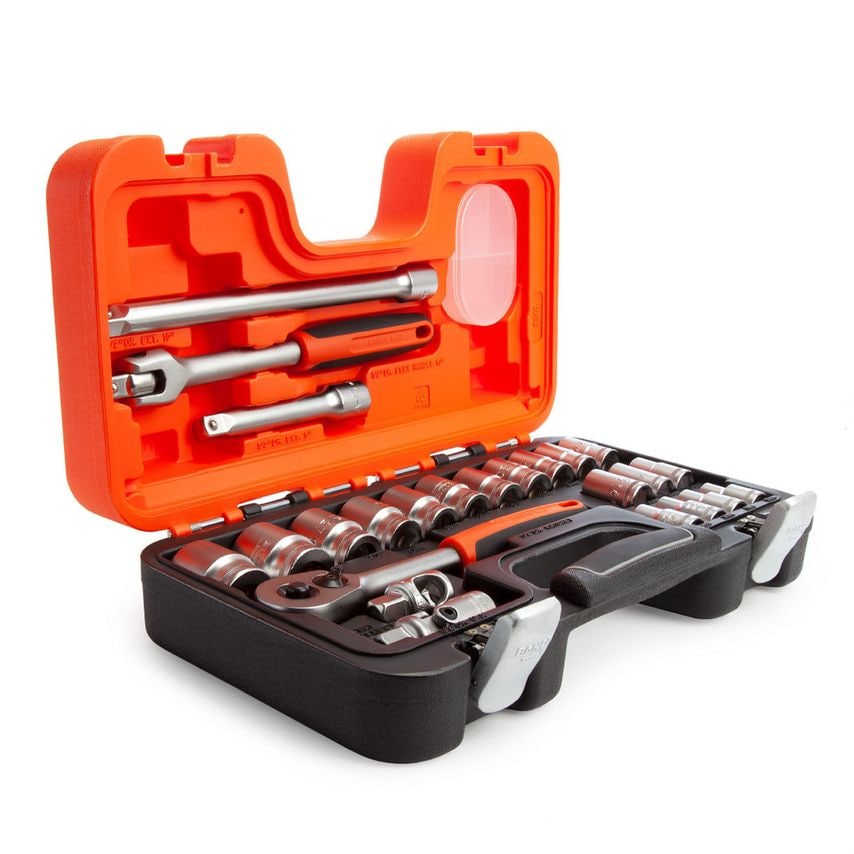 S240 1/2 Inch Drive Metric Socket Set 10 - 32MM (24 Piece)