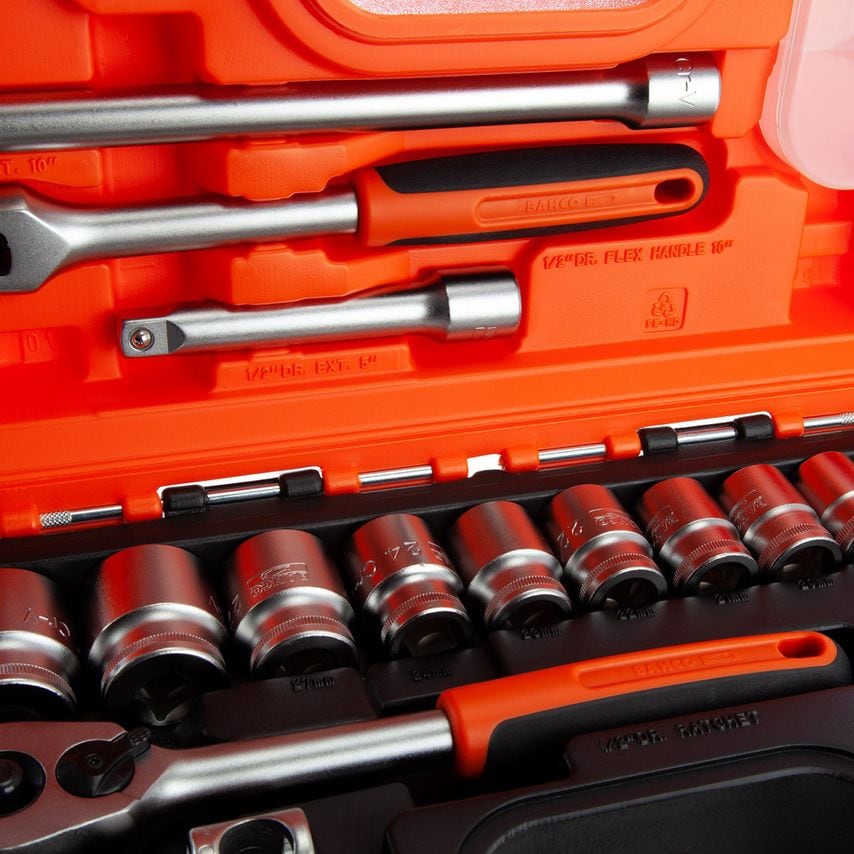 S240 1/2 Inch Drive Metric Socket Set 10 - 32MM (24 Piece)