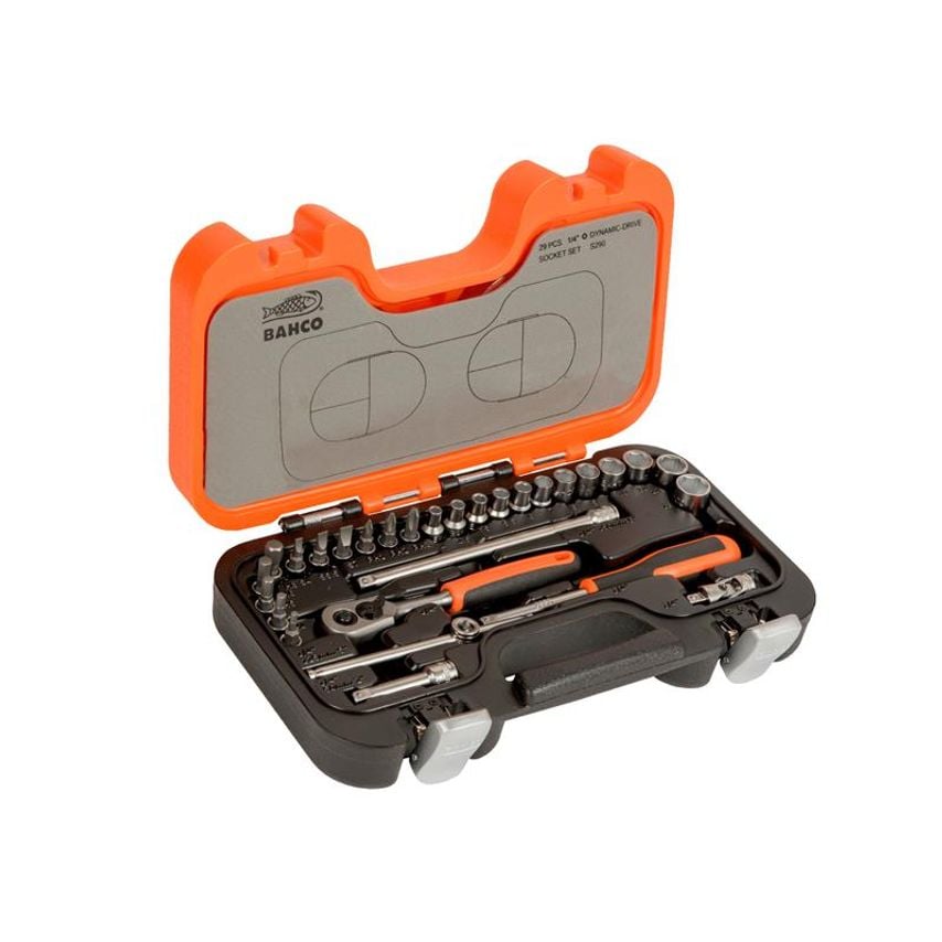 S290 1/4in Drive Socket Set, 29 Piece BAHS290