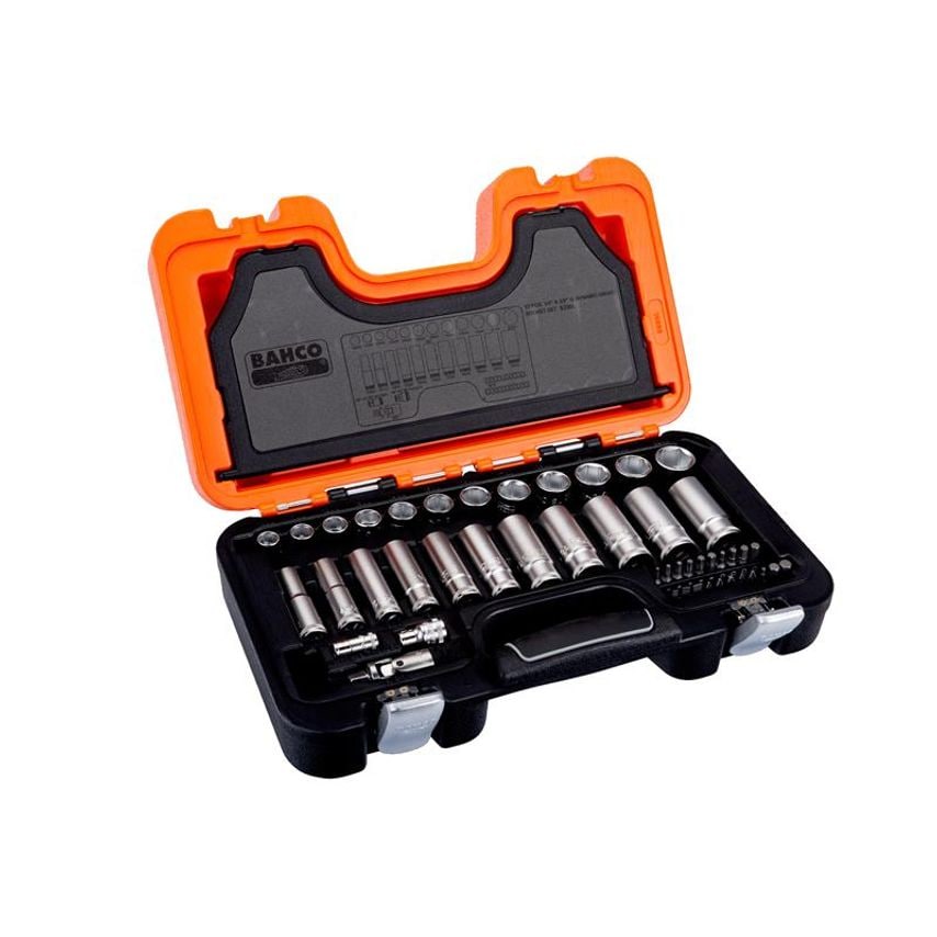 S330L 3/8in Deep Drive Socket Set, 53 Piece BAHS330L