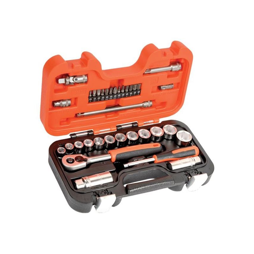S330 3/8in Drive Socket Set, 34 Piece BAHS330