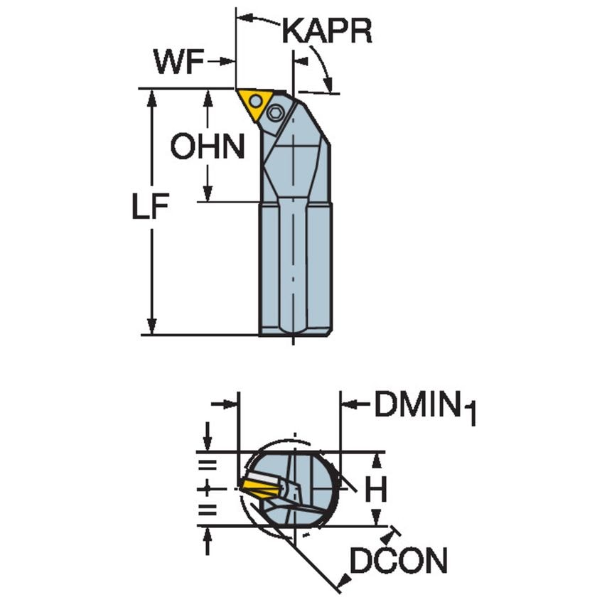S40VPTFNL 22W Toolholder