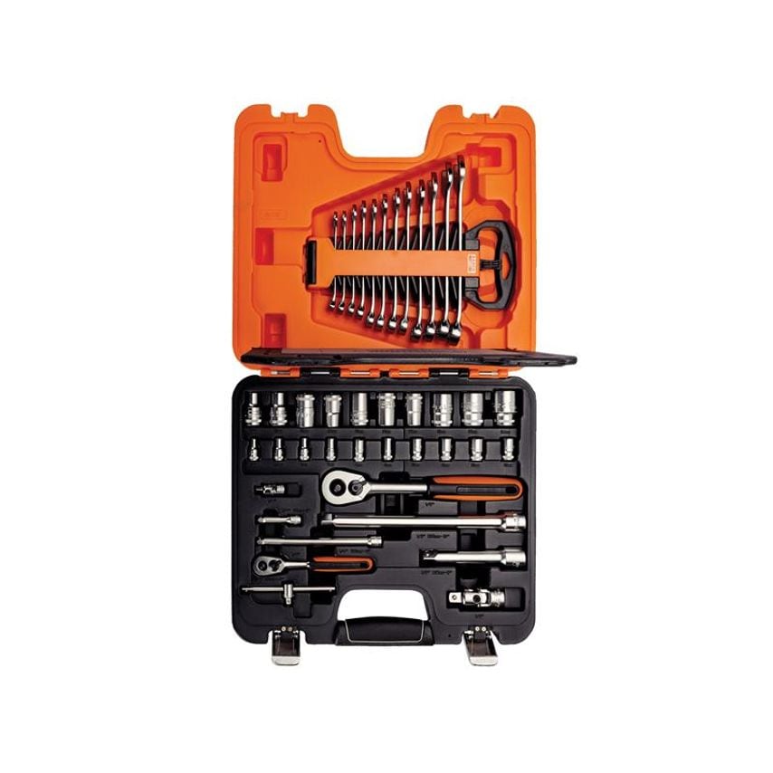 S410 1/4in & 1/2in Drive Socket & Spanner Set, 41 Piece BAHS410