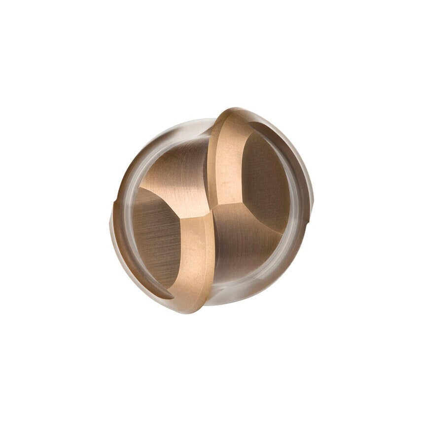 S529 5.00x5mm Carbide 2 Flute Xtra Short Ball Nosed Slot Drill - TiSiN Coated