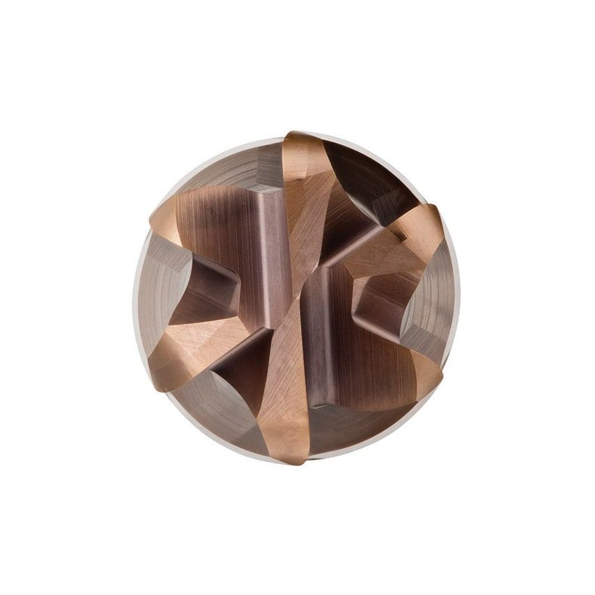 S536 10.00X2.00MM Carbide 4 Flute Extra Short End Mill - TiSiN Coated