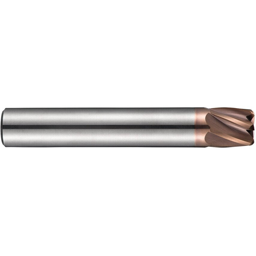 S536 10.00x2.00mm Carbide 4 Flute Extra Short End Mill - TiSiN Coated