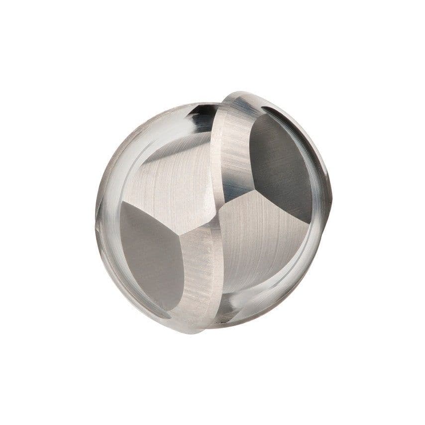 S629 4.00MM Carbide 2 Flute Short Series Ball Nosed Slot Drill