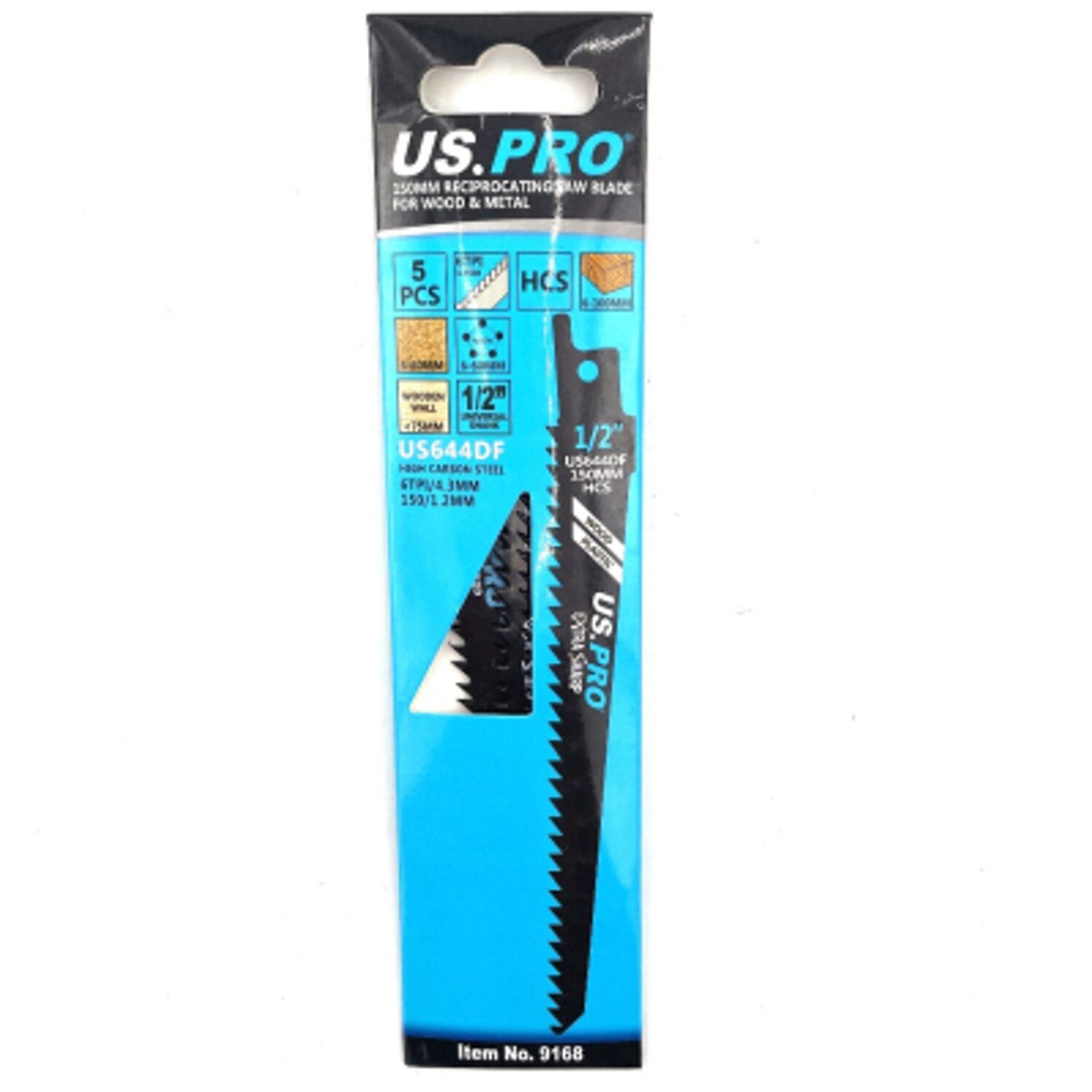 S644DF 150mm Reciprocating Saw Blade for Wood & Plastic (Pack of 5)