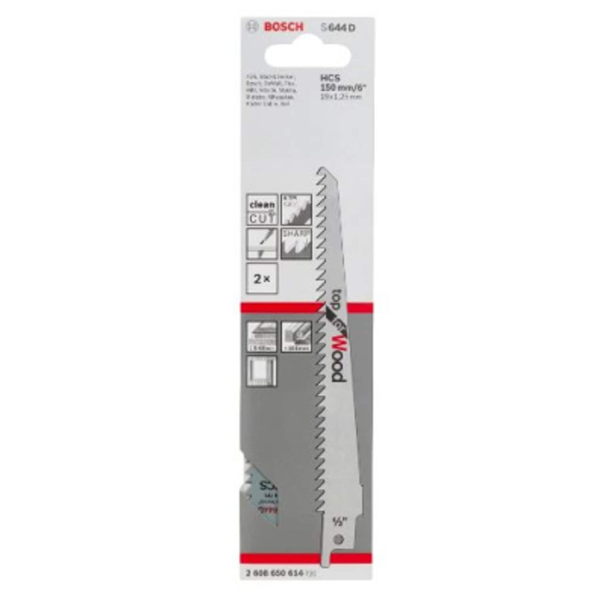 S644D Sabre Saw Blades Top for Wood