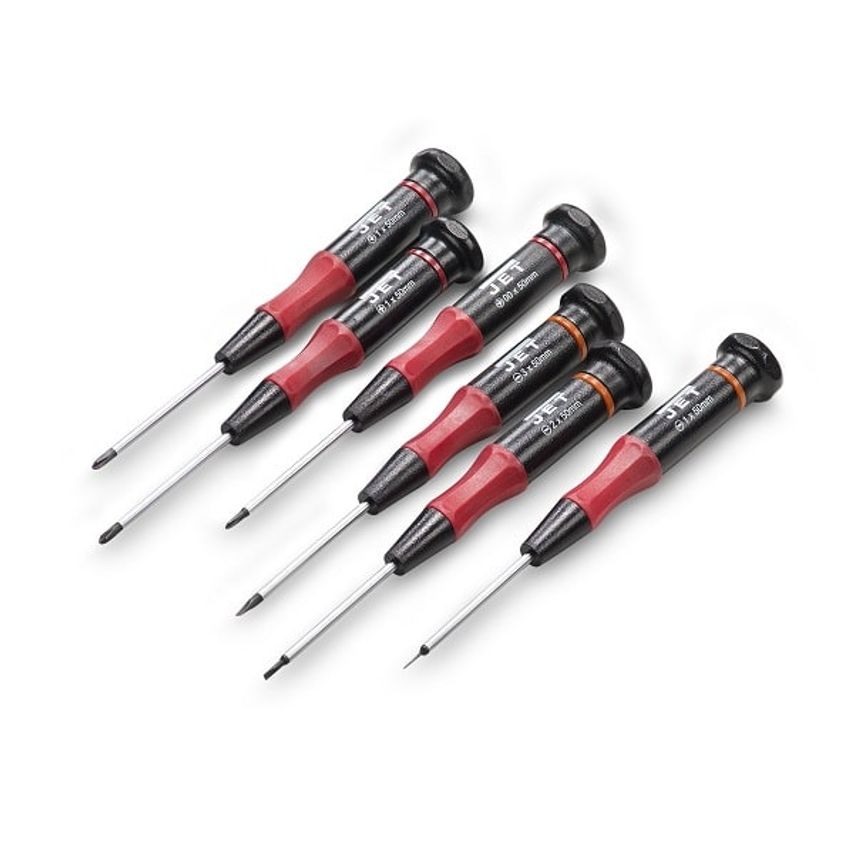 S6-PS JET TOOLS Precision Screwdriver Set, 6 Pieces