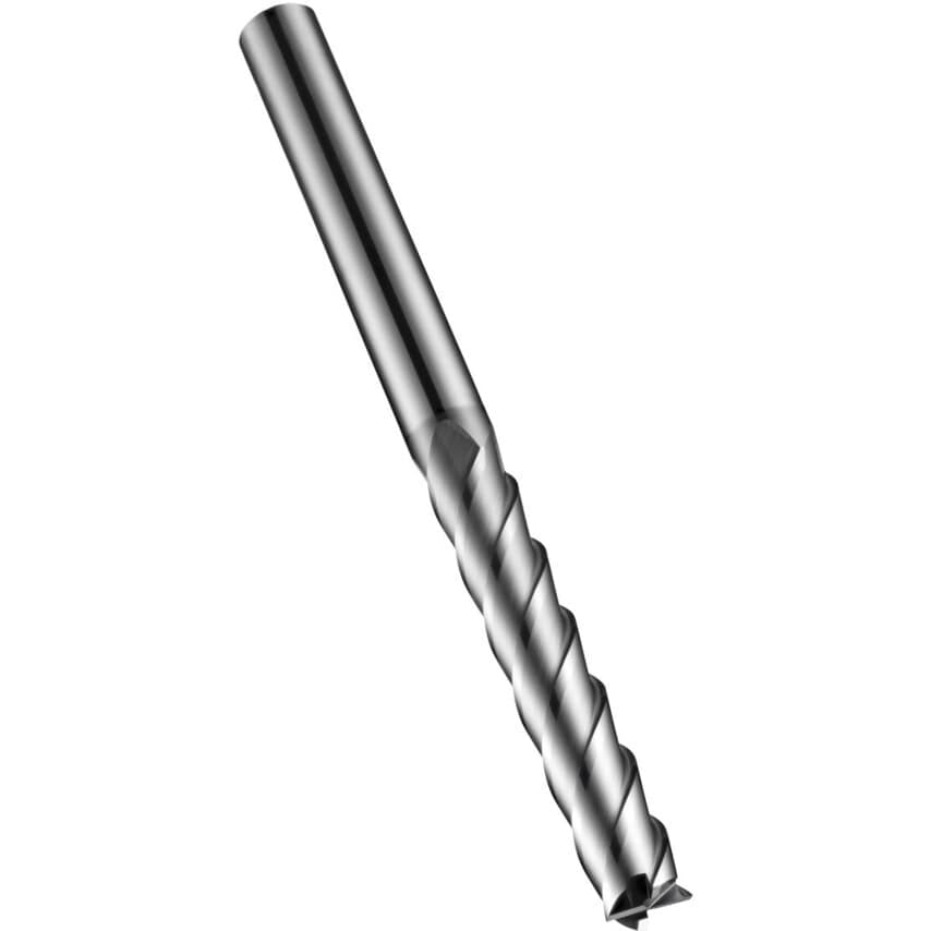 S718 4mm Carbide Alcrn 4FL Extralong Series End Mill