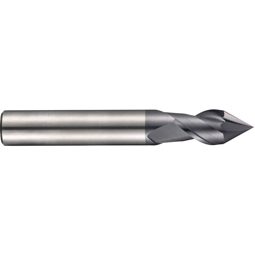 S739 20.00MM Carbide 2 Flute Short Series 60 Chamfering Slot Drill - AlTiN Coated