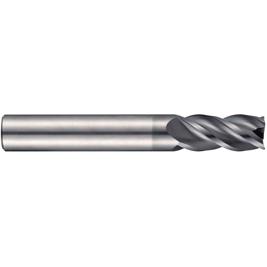 S763 16.00x2.00mm Carbide 4 Flute Short Series Corner Radius End Mill - AlCrN Coated