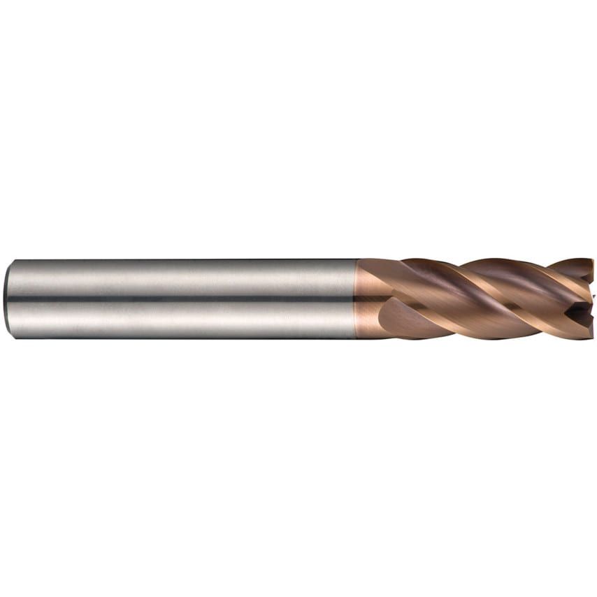 S766 10MM Carbide TiSiN 4FL Short Unequal Pitch End Mill