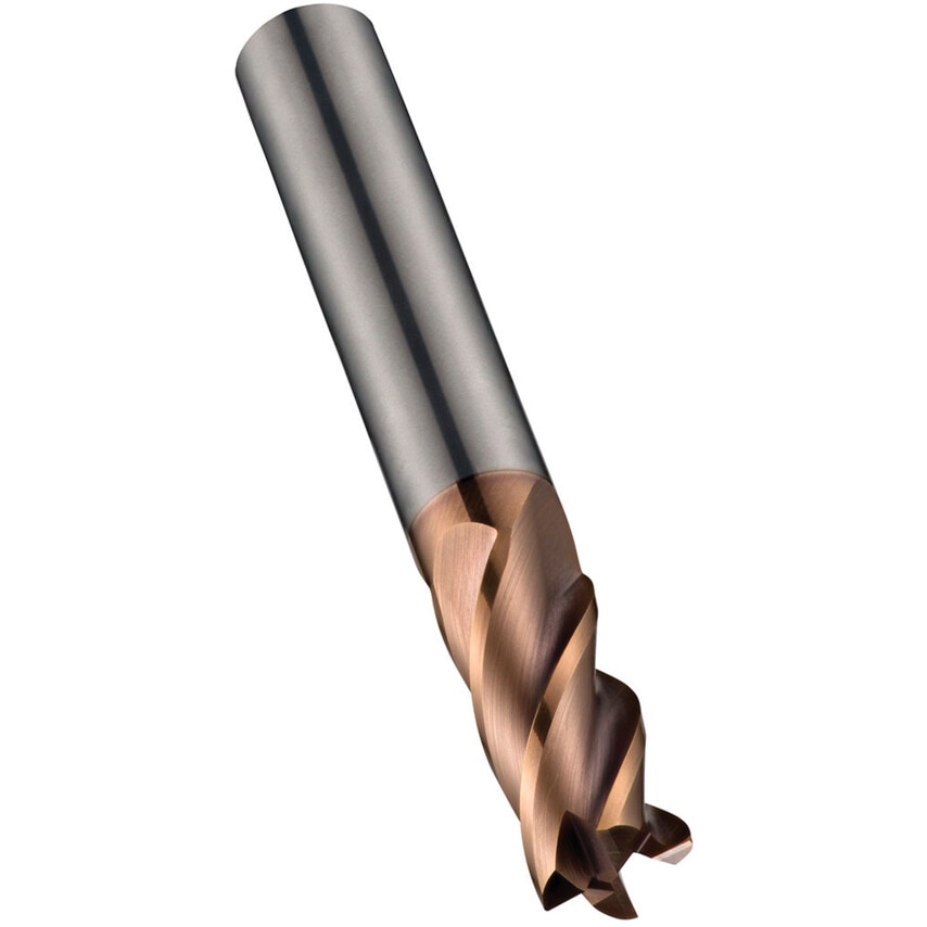 S766 16mm Carbide TiSiN 4FL Short Unequal Pitch End Mill