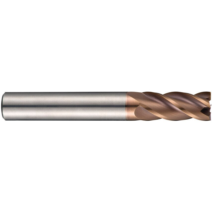 S766 16mm Carbide TiSiN 4FL Short Unequal Pitch End Mill