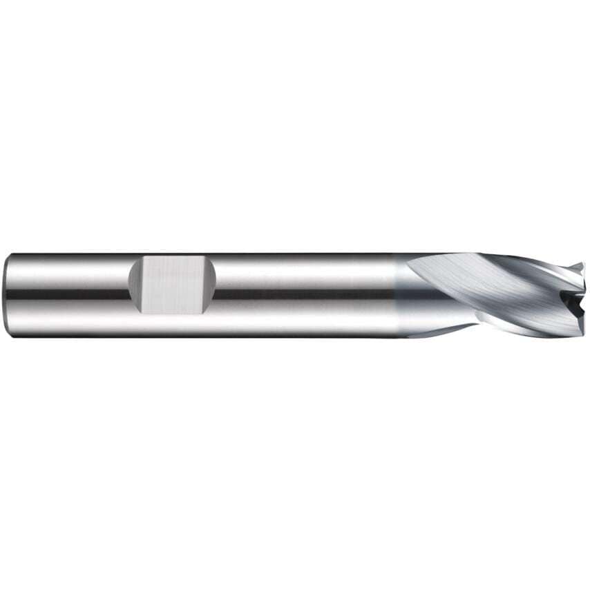 S803HB 4.8MM Carbide 2 Flute Extra Short Slot Drill - Alcrona Coated DIN 6527K