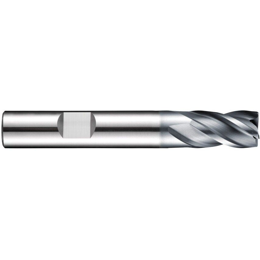 S804HB 2MM Carbide Alcrona 4FL End Mill Extra Short DIN 6527K