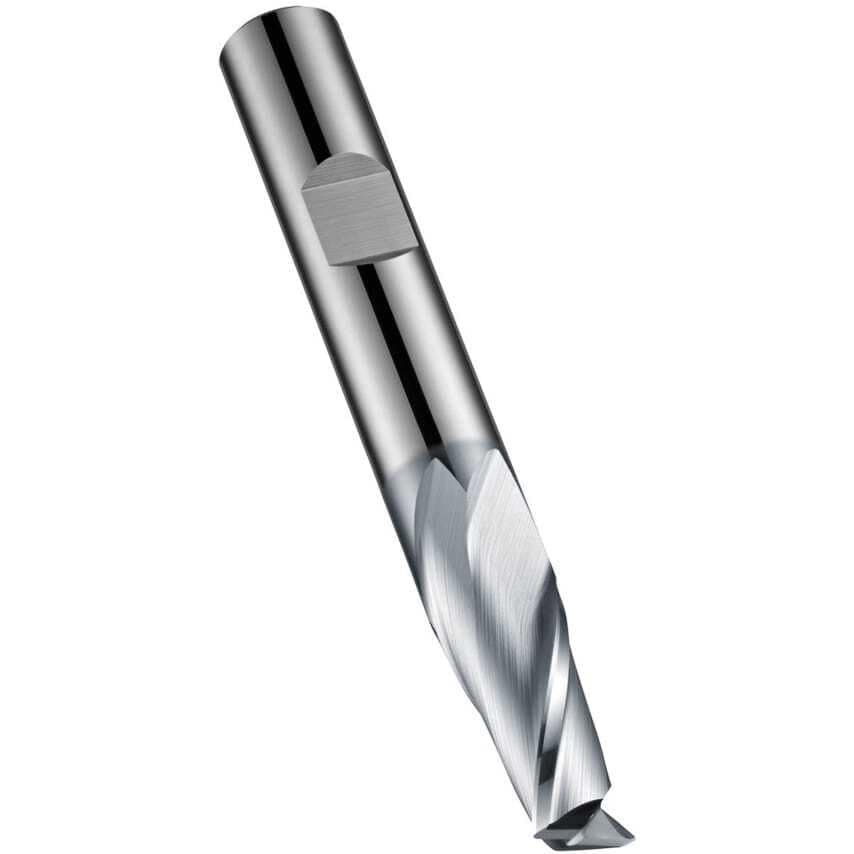 S812HB 18.00MM Carbide 2 Flute Short Series Slot Drill - Alcrona Coated DIN 6527L