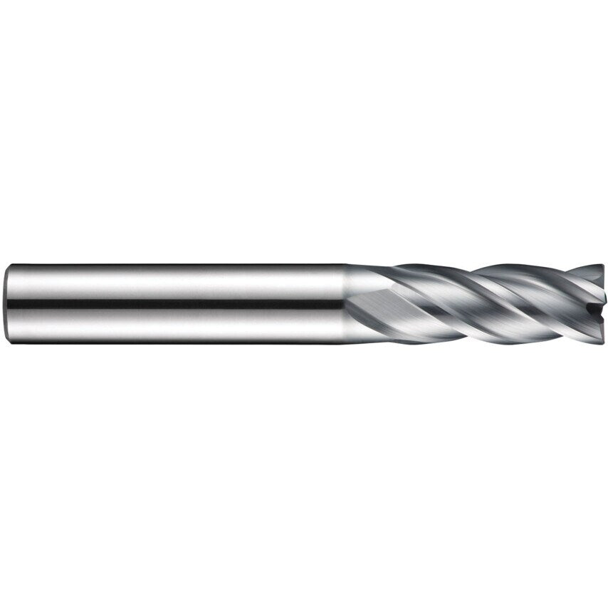 S814HA 12.00mm Carbide 4 Flute Weldon Flat Short Series Slot Drill - Alcrona Coated DIN 6527L