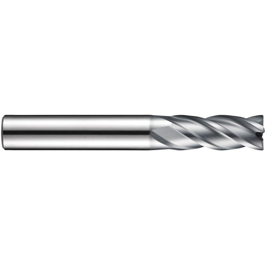 S814HA 16.00MM Carbide 4 Flute Weldon Flat Short Series Slot Drill - Alcrona Coated DIN 6527L