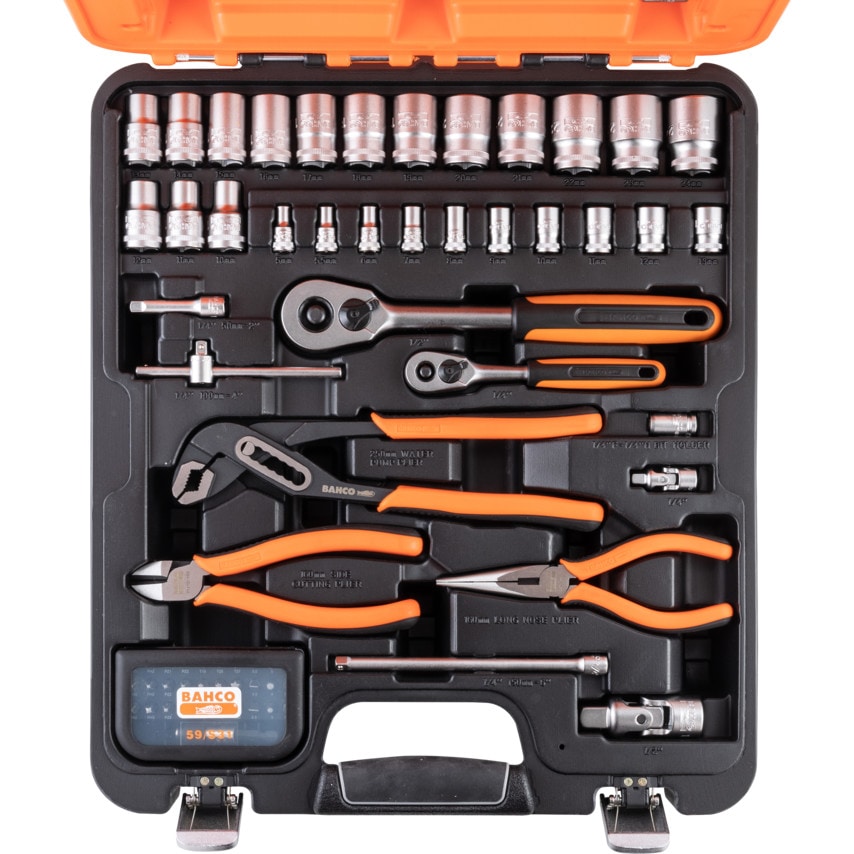 S81MIX 1/4"-1/2" Mixed Socket Set 81 Piece