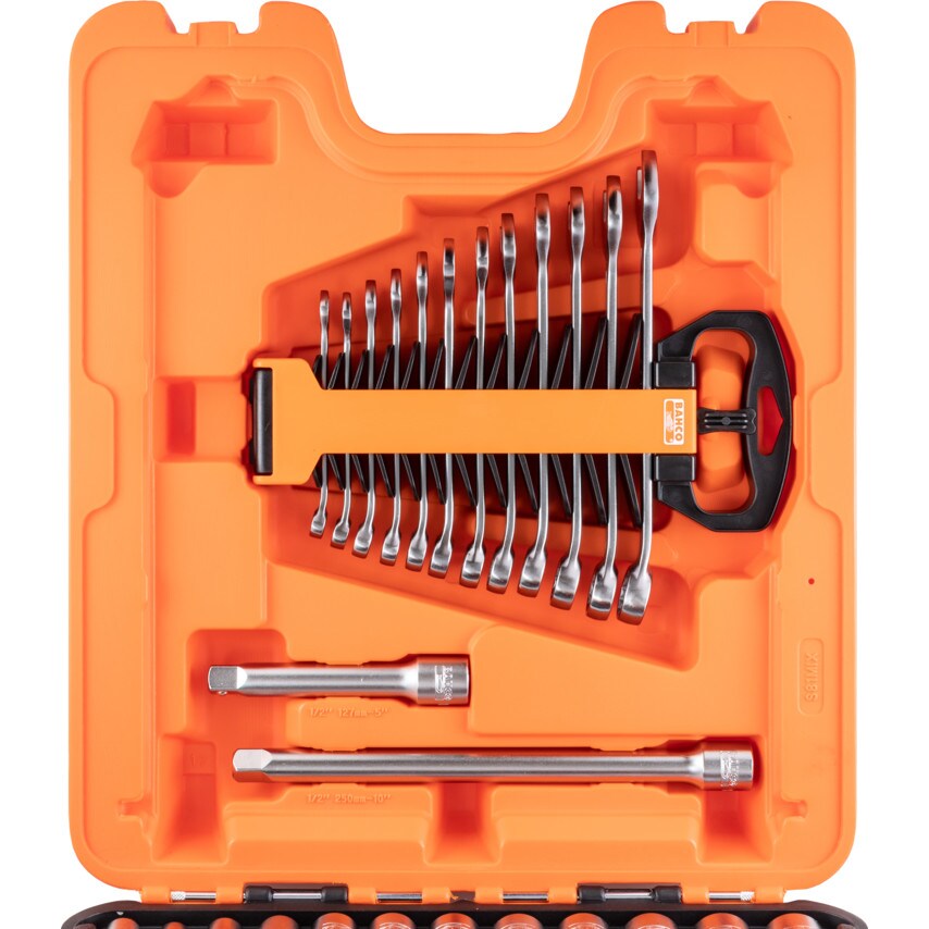 S81MIX 1/4"-1/2" Mixed Socket Set 81 Piece