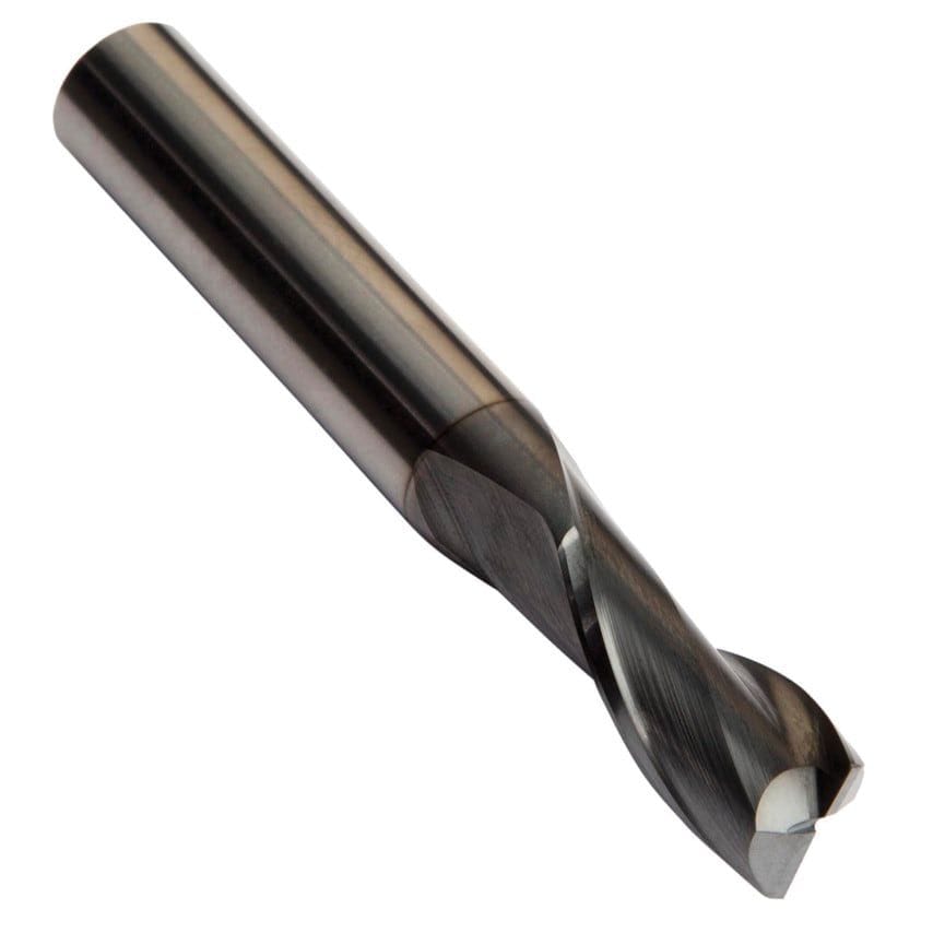 S822 2.00MM Carbide 2 Flute Standard Length Slot Drill - Alcrona Coated