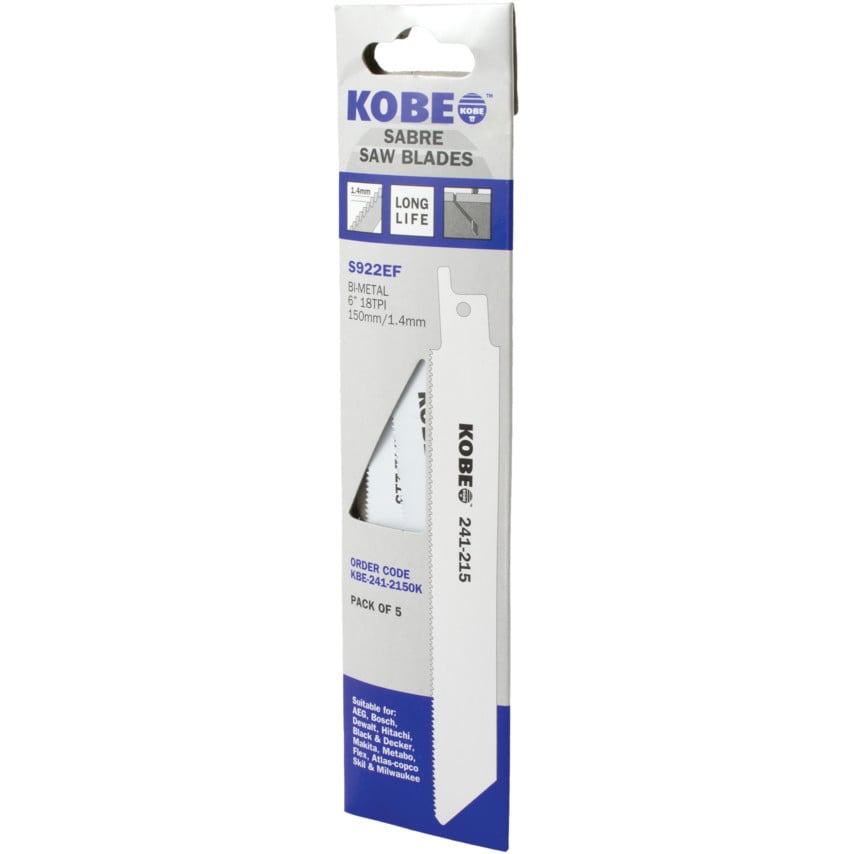 S922EF All-purpose Saw Blades, Pack of 5