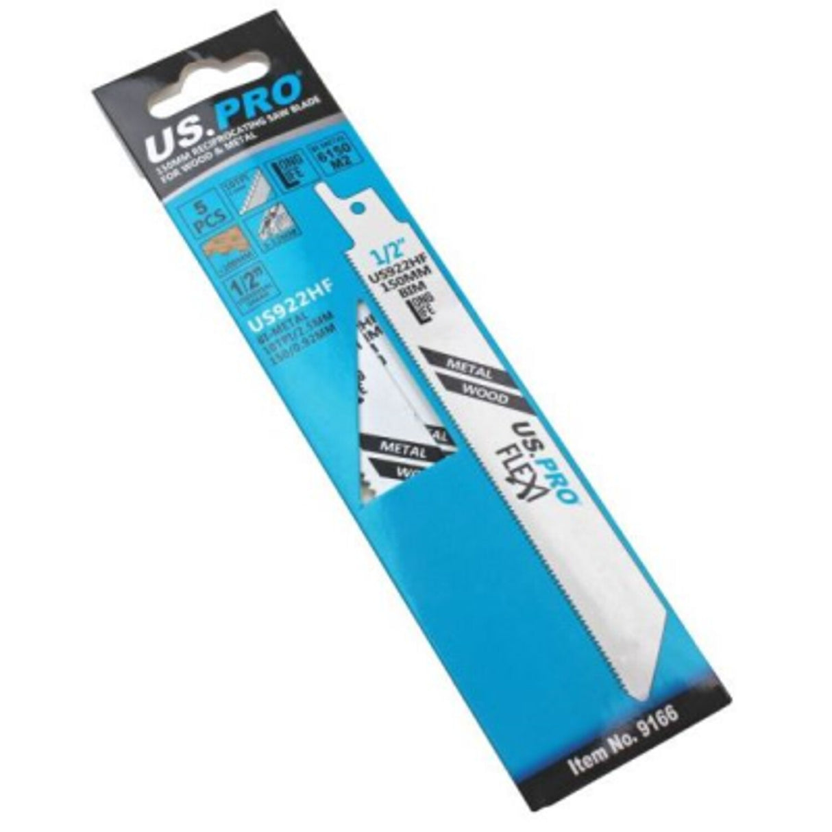 S922HF 150mm Reciprocating Saw Blade for Wood & Metal (Pack of 5)