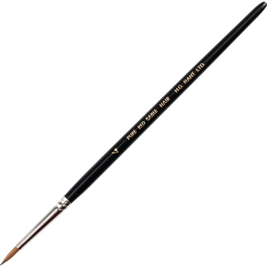 SA44, Point Artist Brush, Sable Hair Bristle, No.4