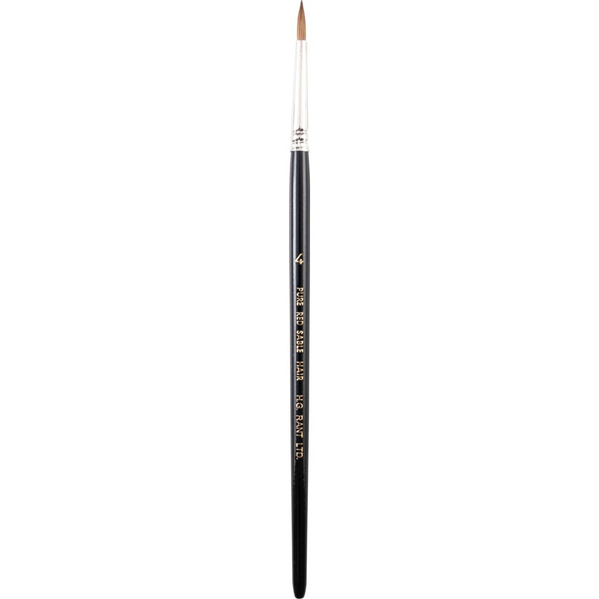 SA44, Point Artist Brush, Sable Hair Bristle, No.6