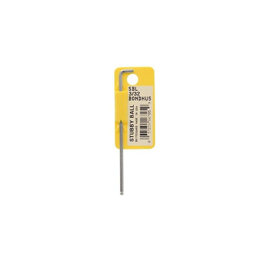 SBL3/32B Stubby Long Series Ballend Hex Key, 3/32", 16705
