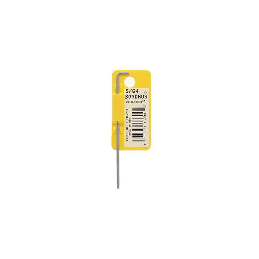SBL5/64B Stubby Long Series Ballend Hex Key, 5/64", 16704