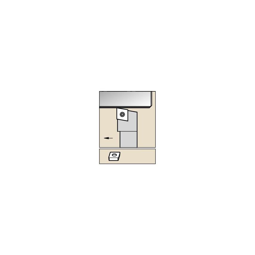 SCGPR083V S Clamping Holder W0.50 L3.50