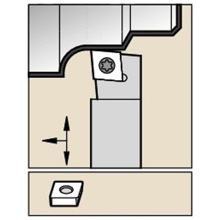 SCLPRF083D S Clamping Holder W0.50 L6.00