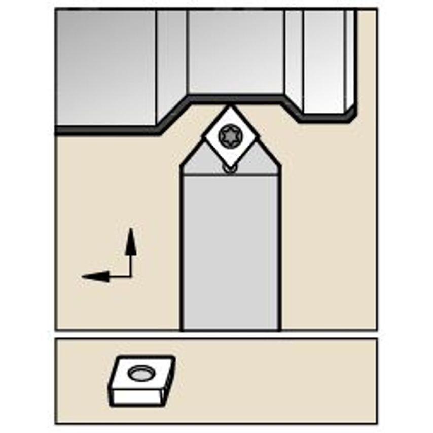 SCMCN082 S Clamping Holder W0.50 L3.50