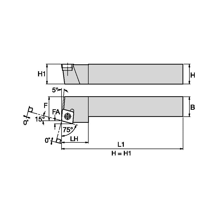 SCRCR103 S Clamping Holder W0.63 L4.00