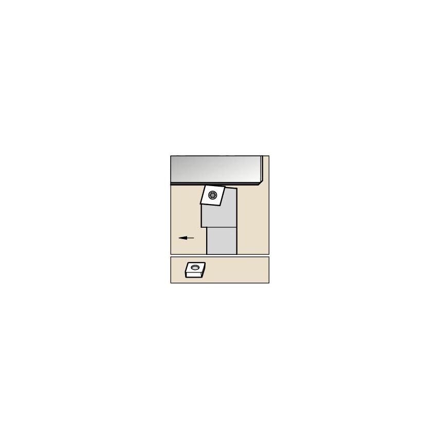 SCRPR062 S Clamping Holder W0.38 L2.50