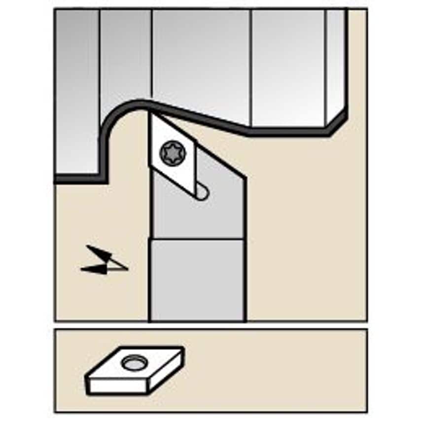 SDACR082D S Clamping Holder W0.50 L6.00