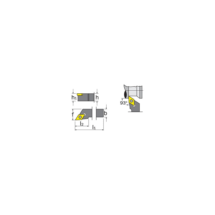 SDJCL 2525M11 External Toolholder