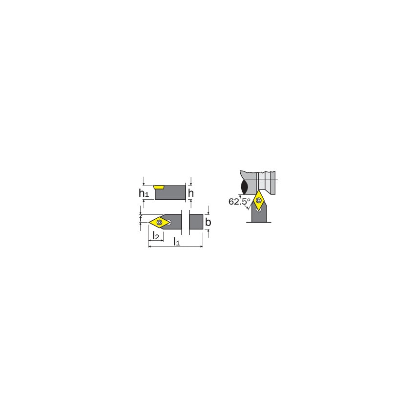 SDNCN 1212F07 External Toolholder