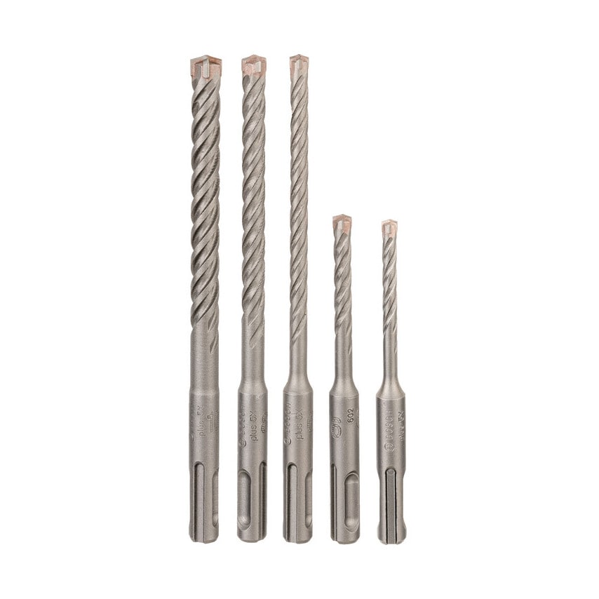 SDS+ 5X Hammer Drill Bit 5/6/6/8/10mm 5 Piece Set - 2 608 833 910