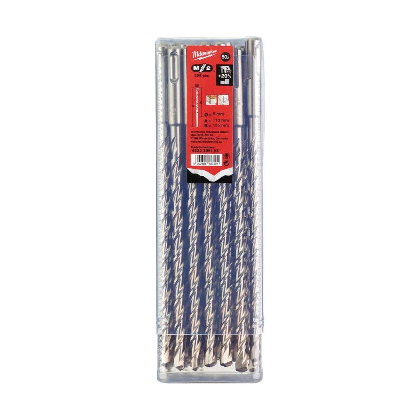 SDS+ M2 Drill 8x210mm (PK-50)