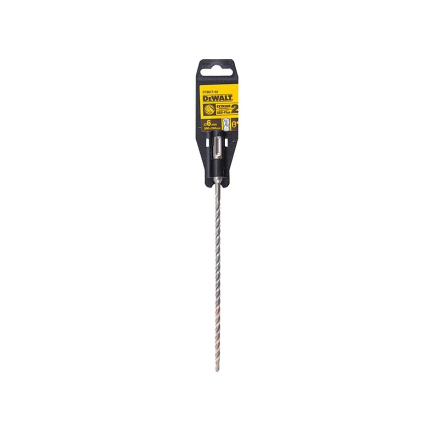 SDS Plus EXTREME 2 Drill Bit 6 x 260mm DEWDT9517QZ