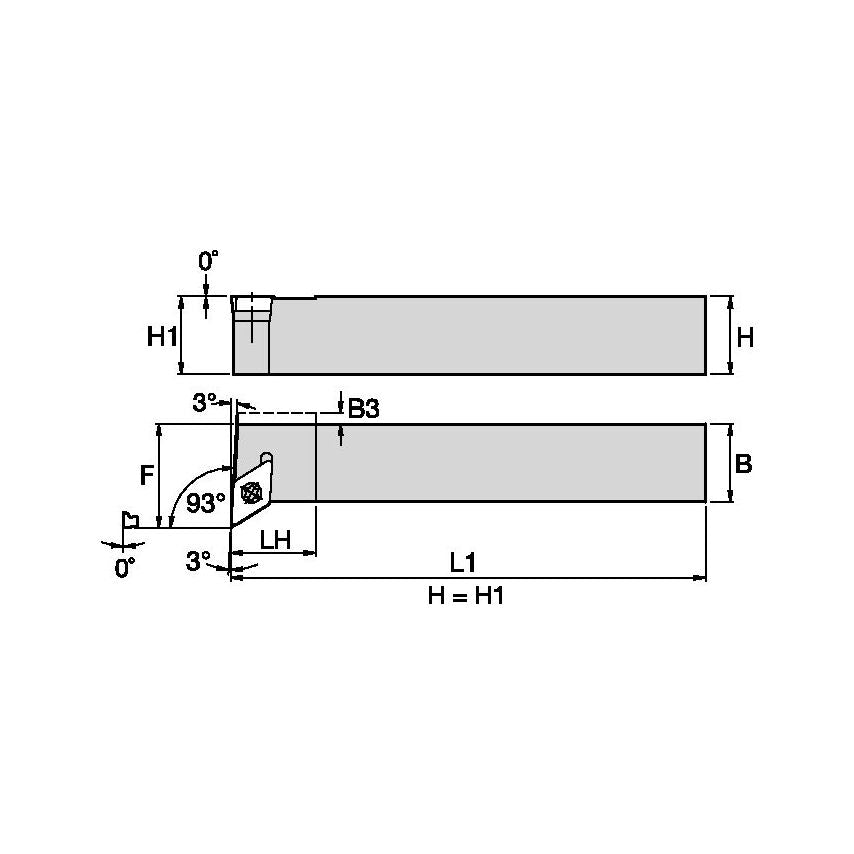 SDUCL083 S Clamping Holder W0.50 L3.50