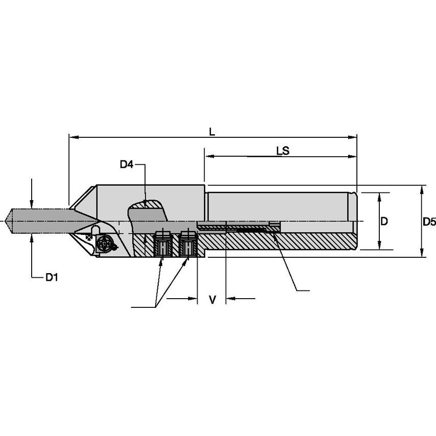 SEF180200RSS125M Metric I.D./Inch Shank SEFAS B