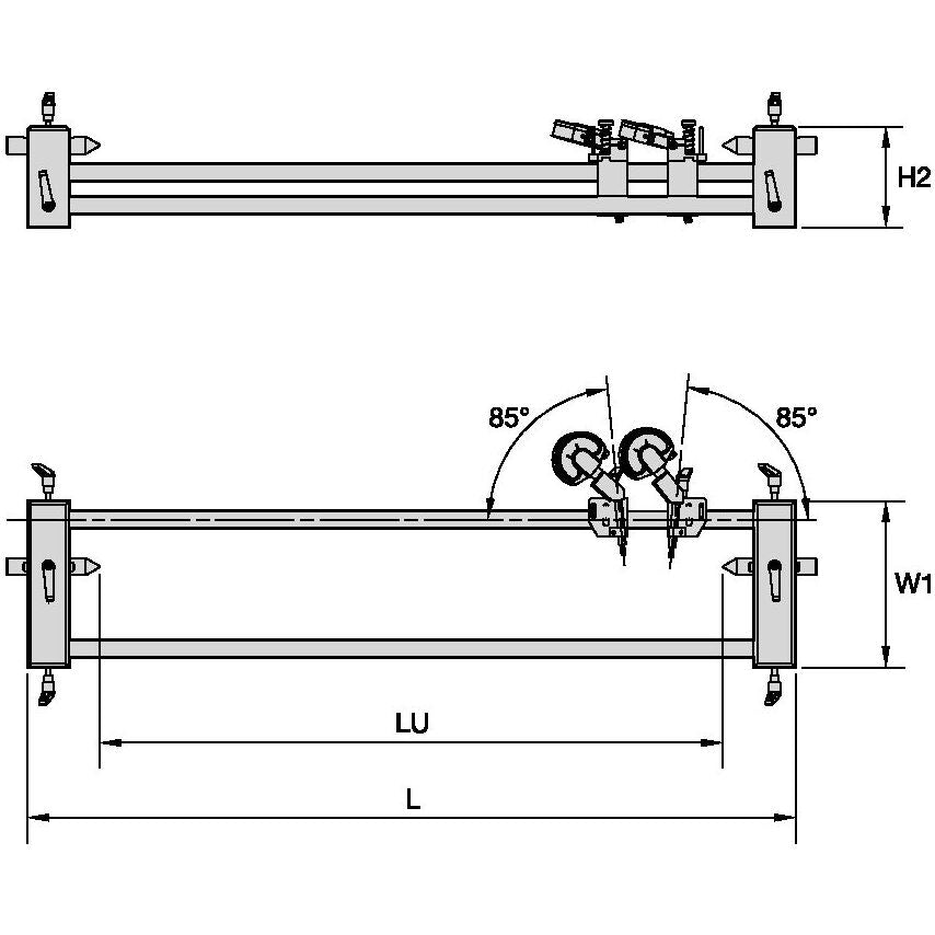 SF300M1LA1RA Setting Fixture 2 Mech Gages