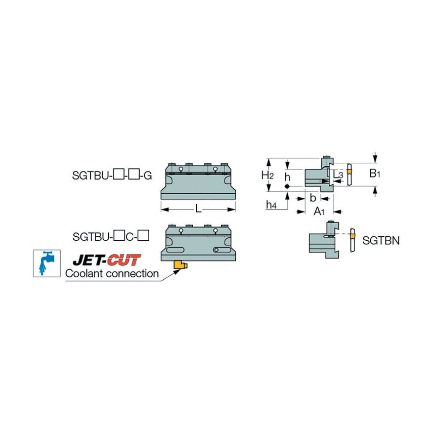 SGTBU-25-6G Self-grip Tool Block