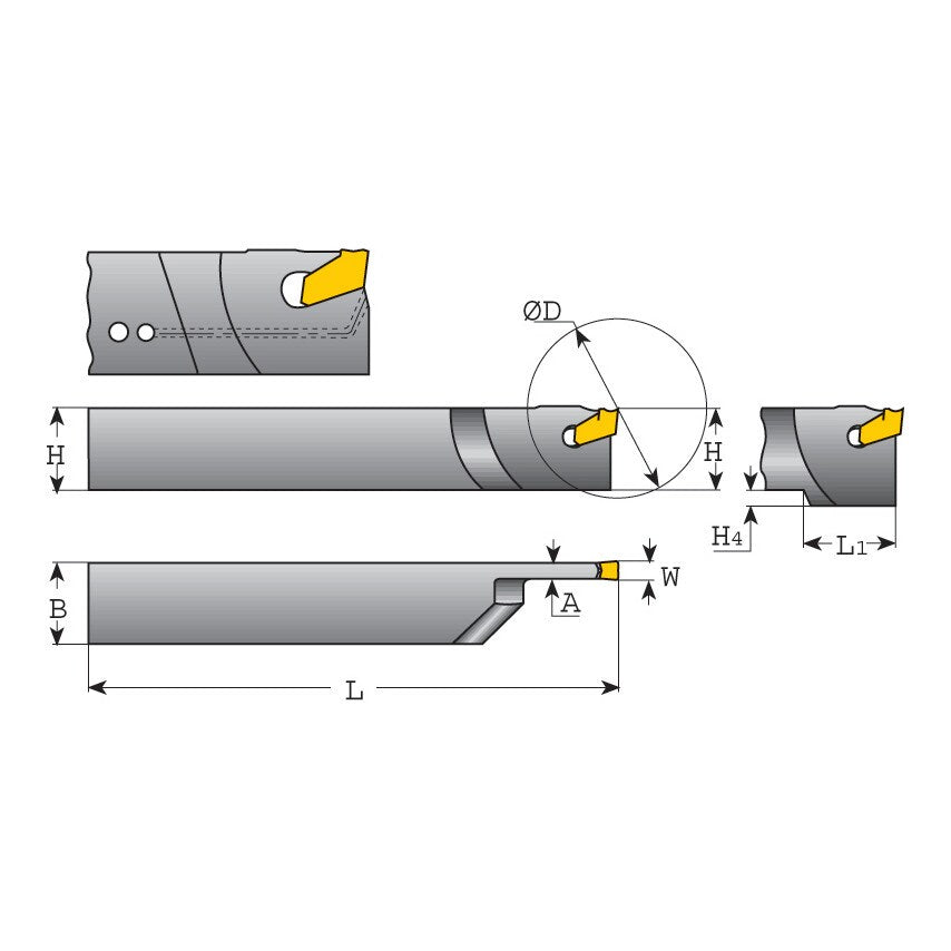 SGTFR-2012-3 Self-grip Toolholder